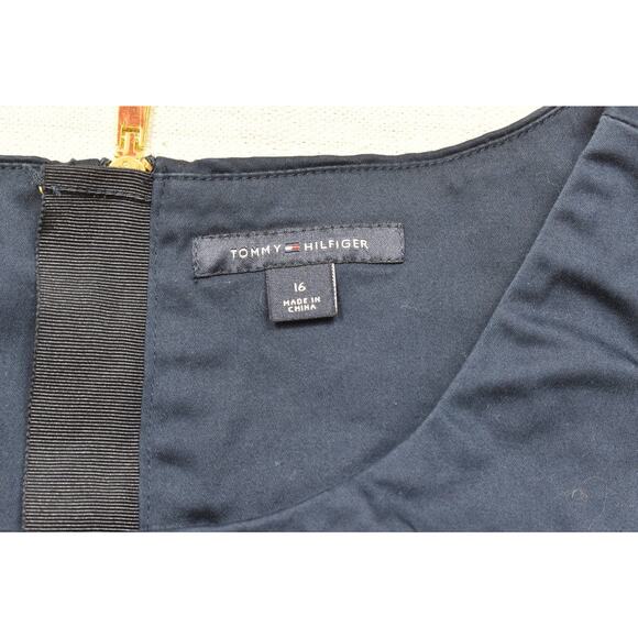 Tommy Hilfiger Navy Blue City Skyline Print Women's Plus Size 16 Dress - Picture 8 of 8